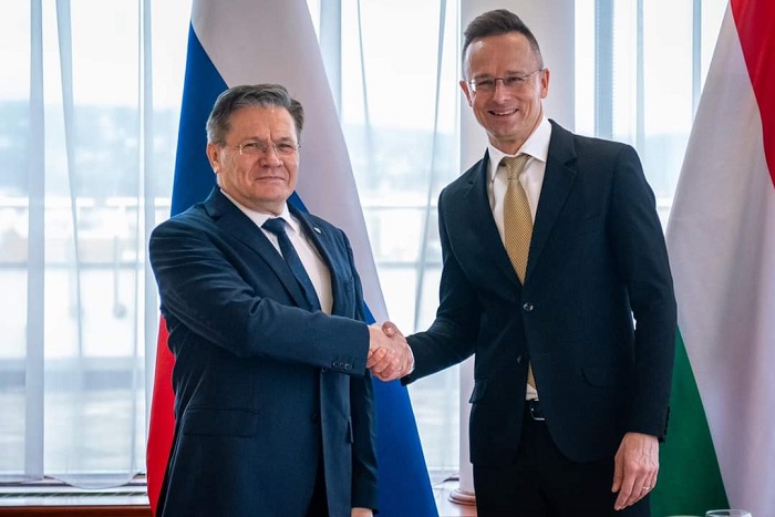 ROSATOM head Alexey Likhachev meet Hungary’s minister of foreign affairs and trade Péter Szijjártó