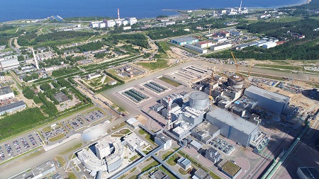 The Leningrad NPP-2: liquid release over the open reactor completed at the 2nd VVER-1200 power block