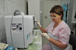 Ростовская АЭС: благодаря проекту «Бережливая поликлиника» в МСЧ №5 новый цифровой анализатор крови.
