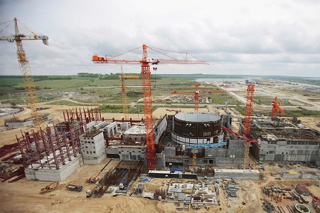 Construction: Reactor support truss installed at NPU No. 2 of Kursk NPP-2