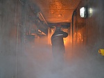 В пожарно-спасательной части №14 по охране Нововоронежской АЭС состоялась первая тренировка на новом уникальном тренажёре