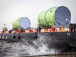 Leningrad NPP: the reactor vessel for power unit No 2 under construction is successfully shipped to Sosnovy Bor
