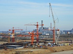 The works on reinforcing the bed plate of the first facility of the main cooling water system of the power unit No 1 – Unit Pump Station building - started at the construction site of Kursk NPP-2 