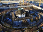 На площадке сооружения Курской АЭС-2 с опережением графика на три недели установлена первая система безопасности – «ловушка» расплава