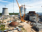 Ленинградская АЭС-2: Завершена сварка купола внутренней защитной оболочки здания реактора энергоблока №2