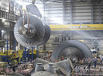 At the Kursk NPP-2, in the turbine hall of power unit No. 1 under construction, a low-pressure rotor was installed in the design position