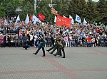 Ростовская АЭС: 9 мая атомщики прошли в колонне «Бессмертного полка» и запустили в небо  Георгиевскую ленту из воздушных шаров