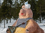 Кольская АЭС: более 300-сот человек приняли участие в фестивале снежных фигур в Полярных Зорях 