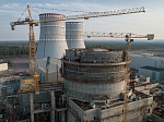 Ленинградская АЭС-2: на втором энергоблоке ВВЭР-1200 смонтировали систему для защиты здания реактора и окружающей среды на 100 лет