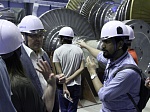 Leningrad NPP: nuclear sciences students from 12 countries had a technical tour at the site of innovative power units with VVER-1200 reactors