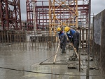 На Курской АЭС-2 начали бетонирование перекрытия на нулевой отметке в здании турбины энергоблока №2