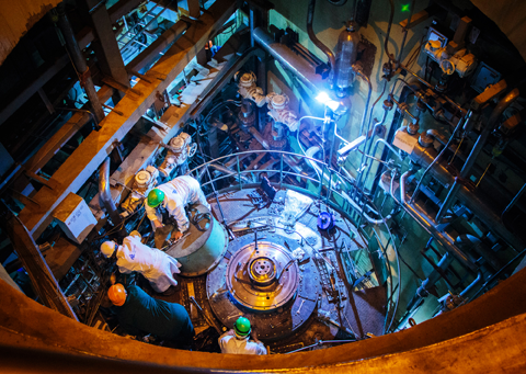 Ленинградская АЭС: на строящемся энергоблоке выполнен контроль металла всех 4-х главных циркуляционных насосных агрегатов 