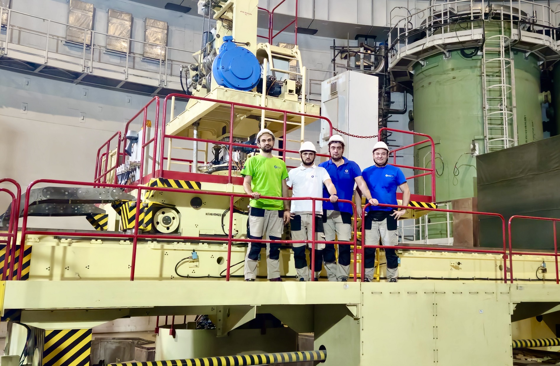 На первом энергоблоке АЭС «Руппур» завершилась подготовка перегрузочной машины к загрузке имитационной зоны