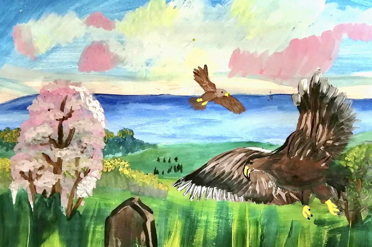 АтомЭнергоСбыт определил победителей конкурса детского рисунка «Лето в моем родном крае» за июль и август