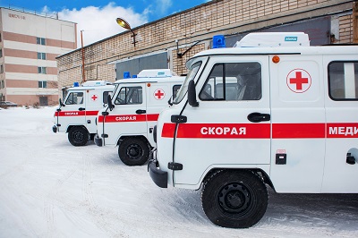 Новые машины скорой помощи поступили в Центральную медико-санитарную часть Удомли благодаря Калининской АЭС