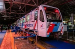 На Кольцевой линии Московского метрополитена запущен поезд с экспозицией о достижениях атомной отрасли