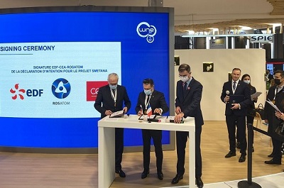  Росатом, CEA и EDF объединяют усилия в области исследований для демонстрации рециклирования отработавшего МОКС-топлива