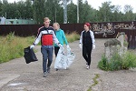 Смоленская АЭС: молодёжь провела экологический субботник на набережной