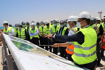  Глава Росатома Алексей Лихачёв и министр электроэнергетики Египта Мохамед Шакер посетили площадку сооружения АЭС «Эль-Дабаа»