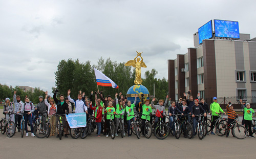 Смоленская АЭС присоединилась к Всероссийскому велопараду 