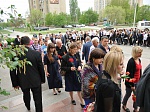 Ростовская АЭС: волгодонские атомщики приняли участие в митинге, посвящённом Дню Победы