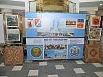 Ростовская АЭС: в информационном центре атомной станции открылась юбилейная выставка Виктора Николайчика