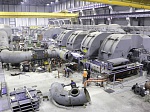 На строящемся энергоблоке №2 ВВЭР-1200 Ленинградской АЭС первый раз прокрутили турбину
