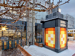 Ленинградская АЭС подарила Санкт-Петербургу большой пиксельный фонарь