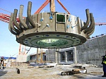 The second piece of the ‘melt trap’ has been installed at the Kursk NPP-2 construction site
