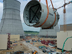 На строительную площадку Курской АЭС-2 доставлен транспортный шлюз для энергоблока №1