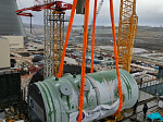 На стройплощадке Курской АЭС-2 в проектное положение установлен корпус реактора энергоблока №2 