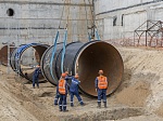 Building of the largest diameter pipeline among all Russian NPPs has been started at the Kursk NPP site