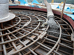 На строительной площадке Курской АЭС-2 завершено бетонирование купола наружной защитной оболочки энергоблока № 1