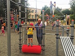 При поддержке Ростовской АЭС в Волгодонске появилось несколько новых детских спортивных площадок